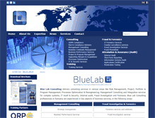 Tablet Screenshot of bluelab.com.ro